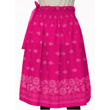 Folklórní sukně velká - růžová