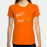 Dámské humorné tričko s výšivkou: SEXY kost + kost
