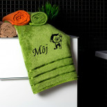Ajoss Bambusový ručník s vlastním motivem 100x50cm