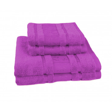 Ajoss Bambusový ručník fialový 100x50cm