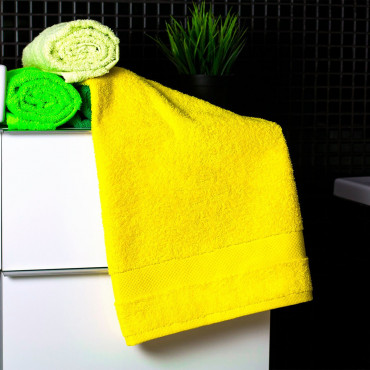Ajoss Bavlněný ručník žluté barvy 90x50cm