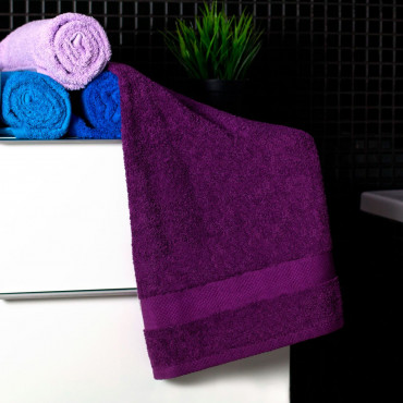Ajoss Bavlněný ručník tmavě fialové barvy 90x50cm