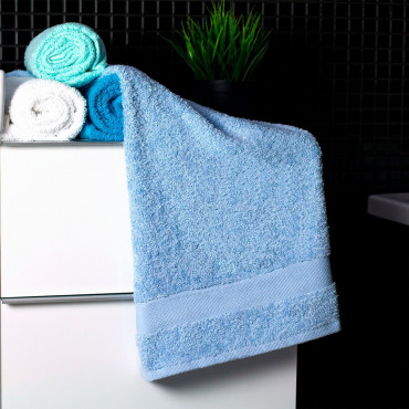 Ajoss Bavlněný ručník světle modré barvy 90x50cm