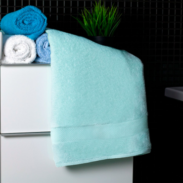 Ajoss Bavlněný ručník světle tyrkysové barvy 90x50cm