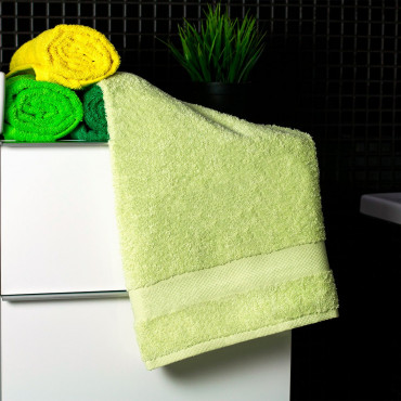 Ajoss Bavlněný ručník bledě zelené barvy 90x50cm