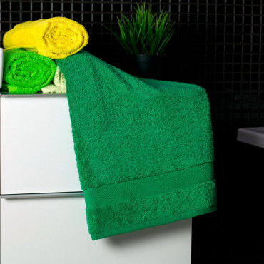 Ajoss Bavlněný ručník tmavě zelené barvy 90x50cm