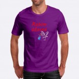 Pánské humorné tričko s výšivkou: Dělám Účast + čáp