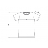 Dámské bílé tričko s potiskem Mám dobré srdce