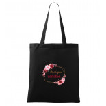 Růžová mikina s potiskem - třešně