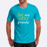 Pánské humorné tričko s výšivkou: Šéf má VŽDY pravdu