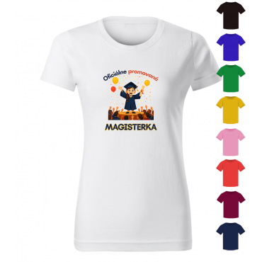 Dámské tričko s potiskem Magistr
