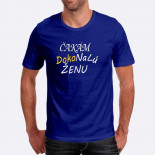 Pánské humorné tričko s výšivkou: Čekám dokonalou ženu