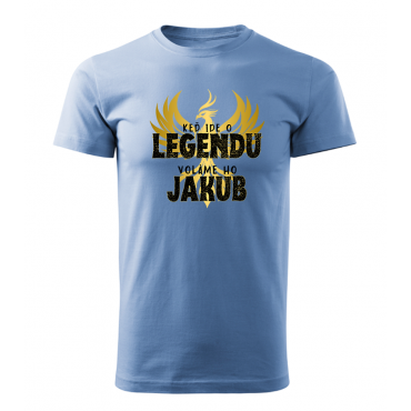Pánské tričko s potiskem Legenda + jméno