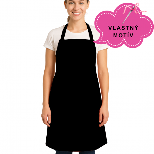 Zástěra dámská s vlastním motivem
