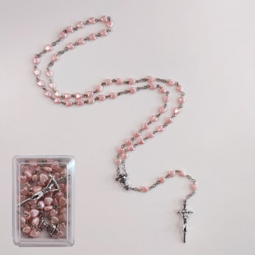 Růženec srdíčkový růžový