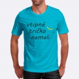 Pánské humorné tričko s výšivkou: vtipné tričko neměli + smajlík