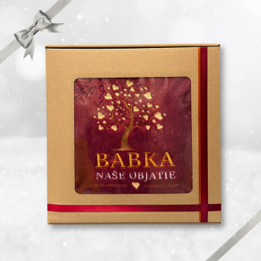Deka s výšivkou – Babička, naše objetí