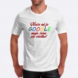 Pánské humorné tričko s výšivkou: čemu mi je GOOGLE moje žena ví všechno!
