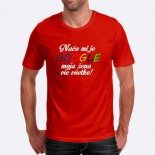 Pánské humorné tričko s výšivkou: čemu mi je GOOGLE moje žena ví všechno!