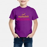 Dětské humorné tričko s výšivkou: smajlík + rošťák PROFESIONÁL