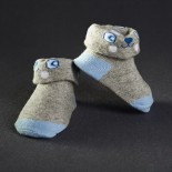 Kojenecké ponožky: šedo - modré