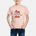 Dětské humorné tričko s výšivkou: Jsem SUPER dítě + smajlík